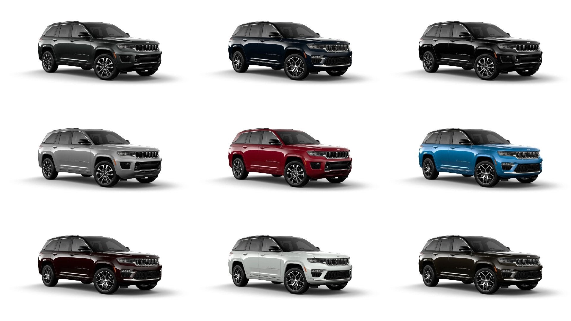 Poll] 2022+ Jeep Grand Cherokee 4xe Color Options: Which Did You Order? | Jeep  Wrangler 4xe Forum