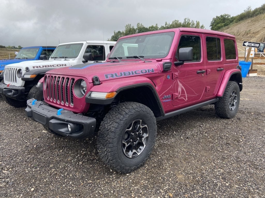 Tuscadero Pink Jeep Wrangler 4xe Photos.